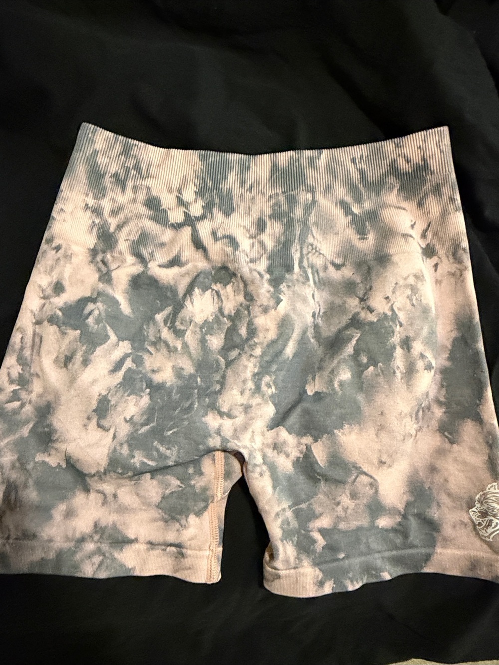 Darc Sport Tie-Dye Athletic Shorts in Pink and Gray - Picture 4 of 4